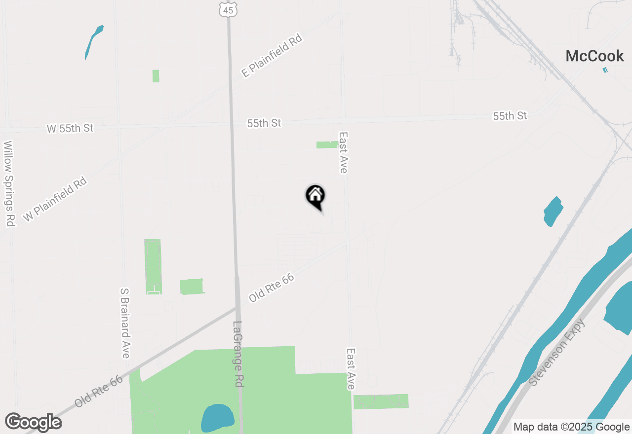 Map of 5805 Rose Court, Countryside, IL 60525