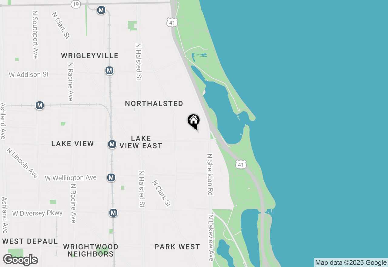 Map of 457 W Melrose Street #2, Chicago, IL 60657