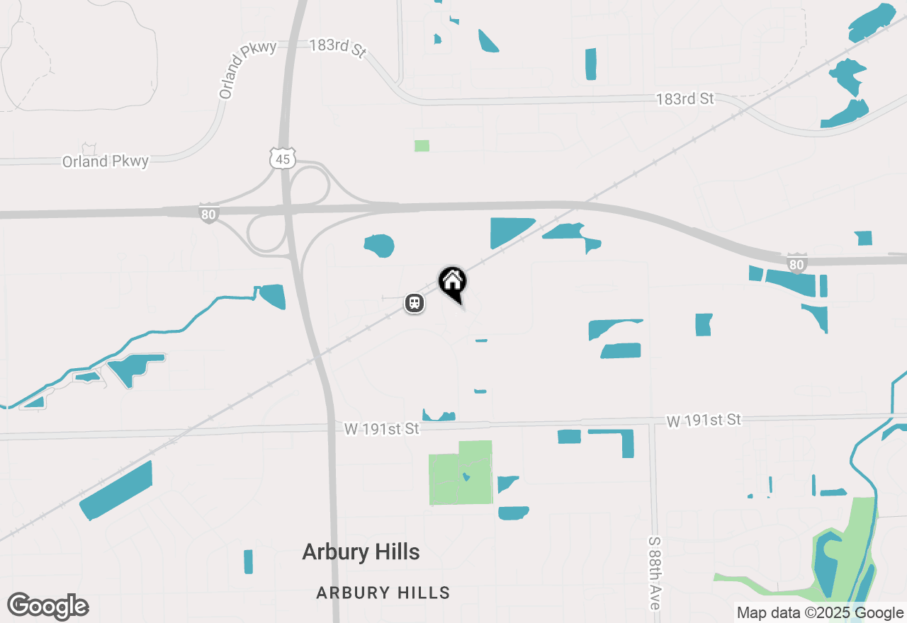 Map of 18859 S Vanderbilt Drive, Mokena, IL 60448