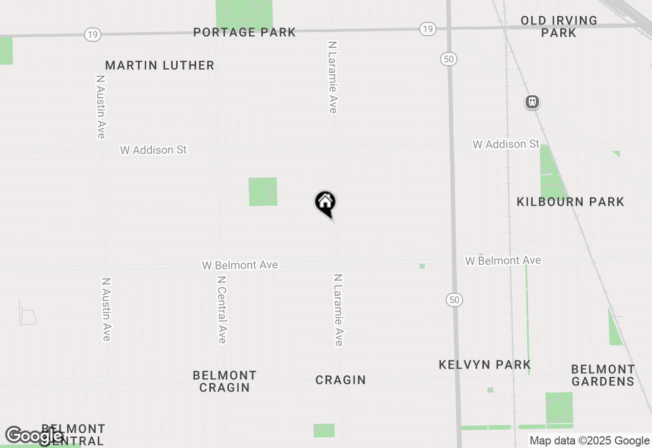 Map of 5223 W Henderson Street #2, Chicago, IL 60641