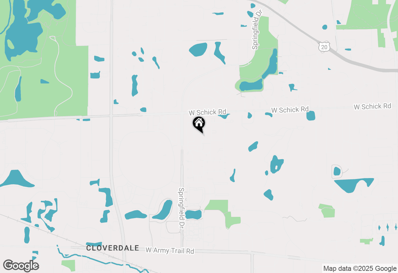 Map of 326 Club House Drive, Bloomingdale, IL 60108