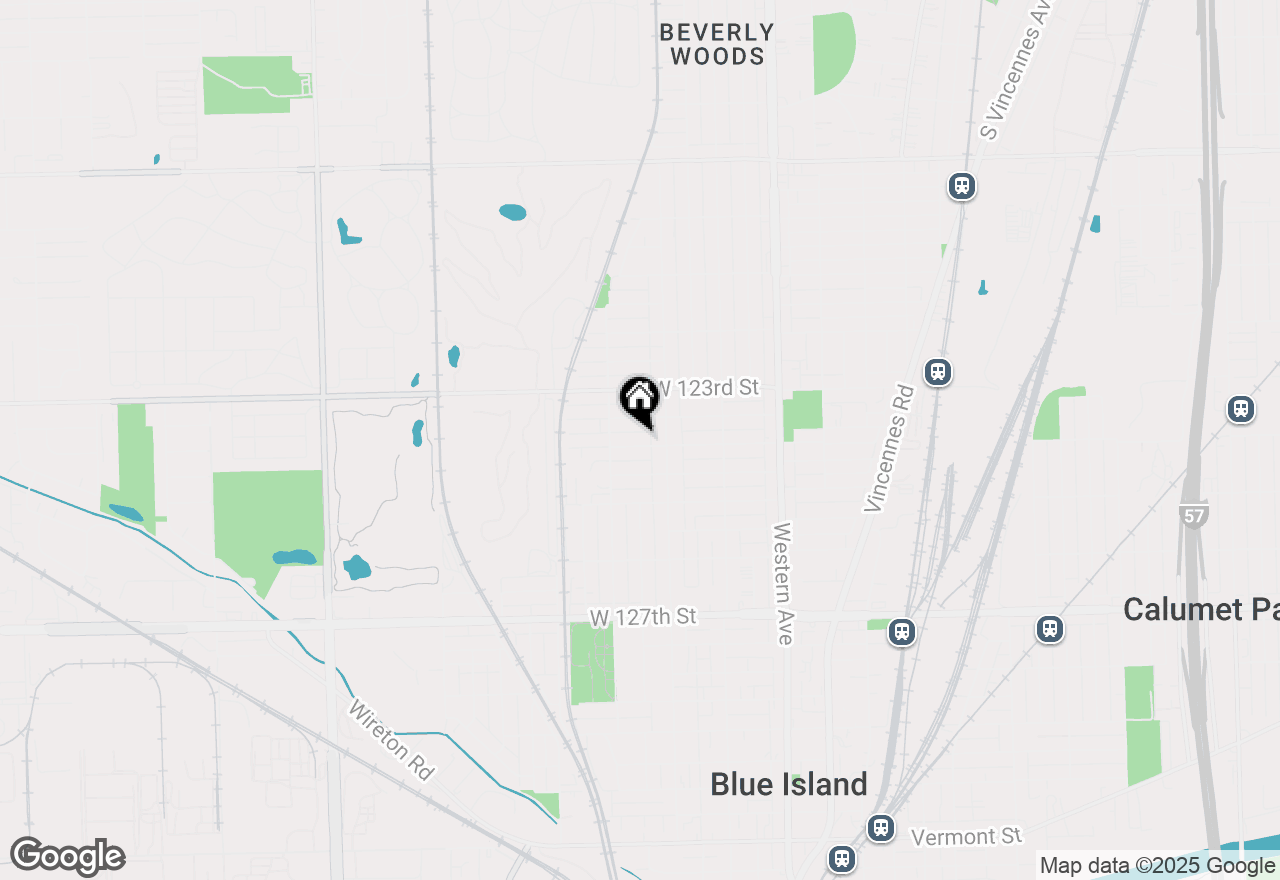 Map of 2626 W Orchard St, Blue Island, IL 60406