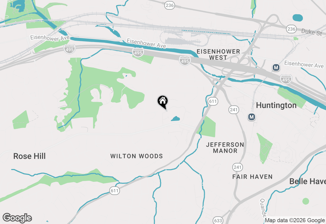 Map of 5728 Governors Pond Circle, Alexandria, VA 22310