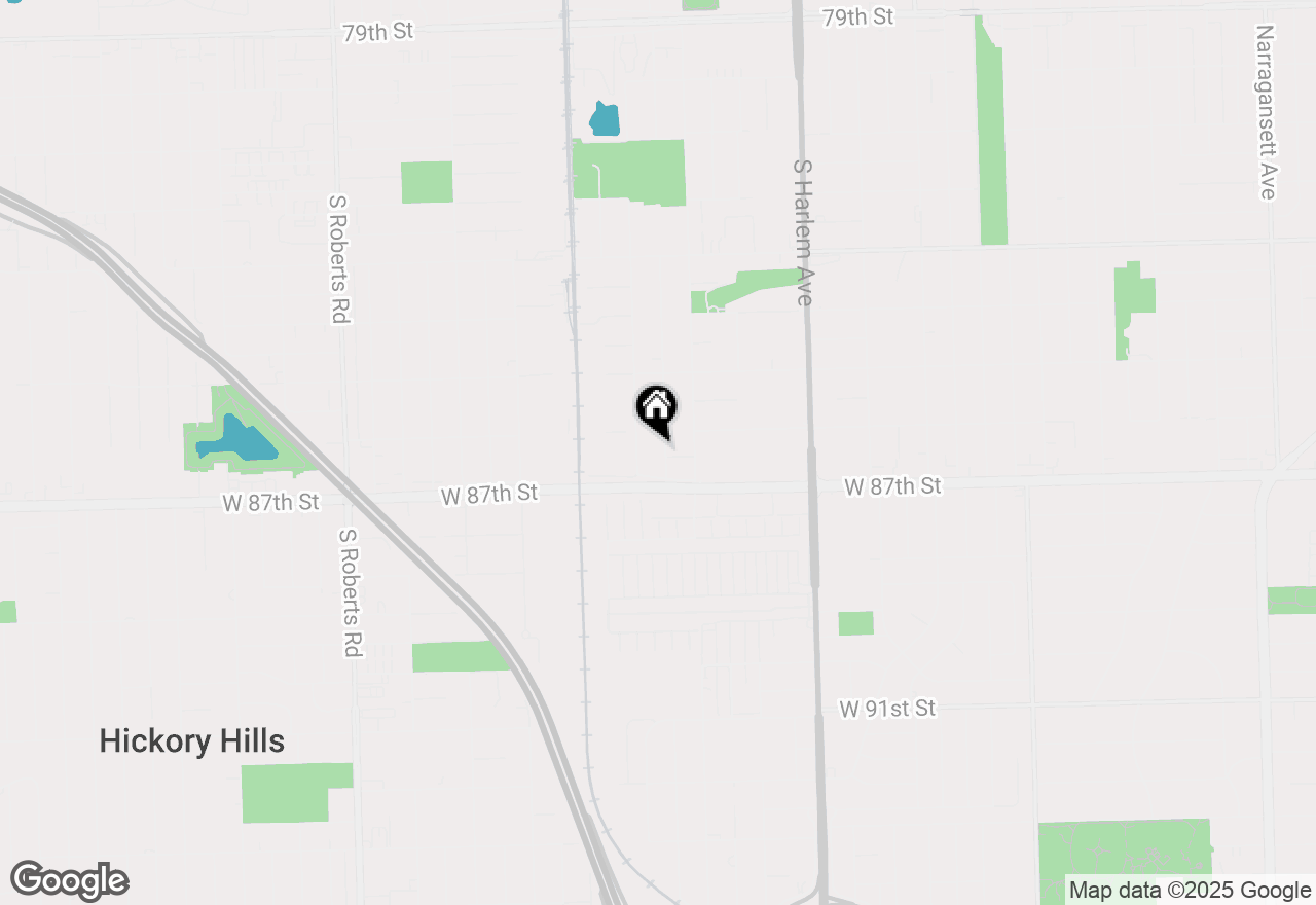 Map of 8640 S Thomas Avenue, Bridgeview, IL 60455