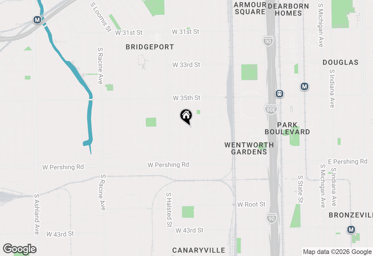 Map of (Address confidential), Chicago, Illinois 60609