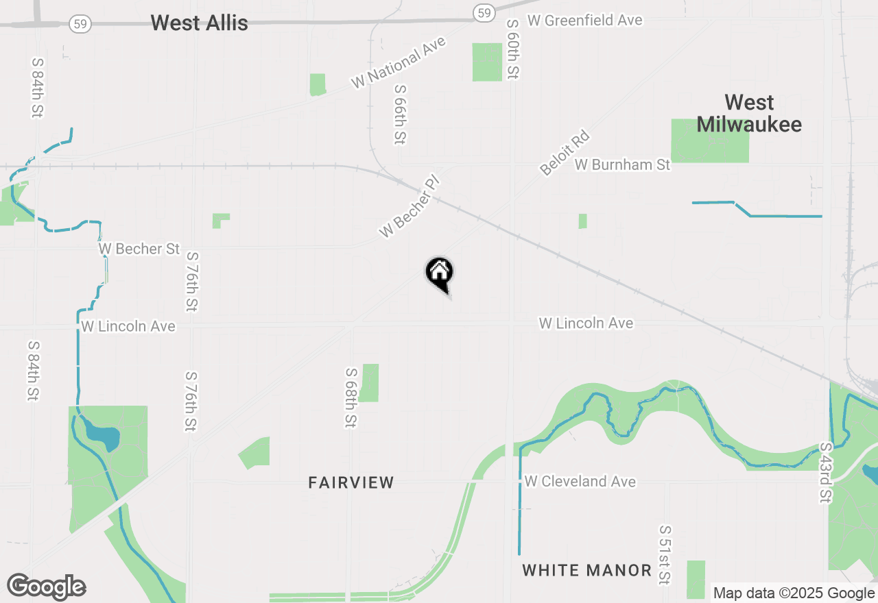 Map of 2236 S 64th St, West Allis, WI 53219