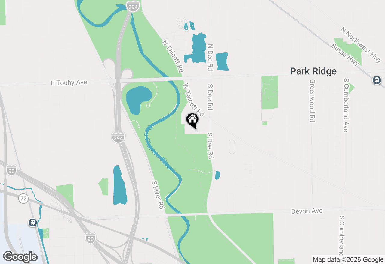 Map of 2500 Windsor Mall #2D, Park Ridge, IL 60068