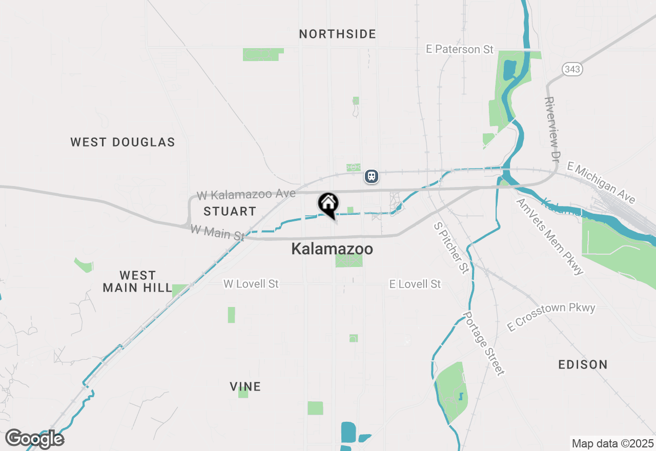 Map of 137 N Park Street #101, Kalamazoo, MI 49007
