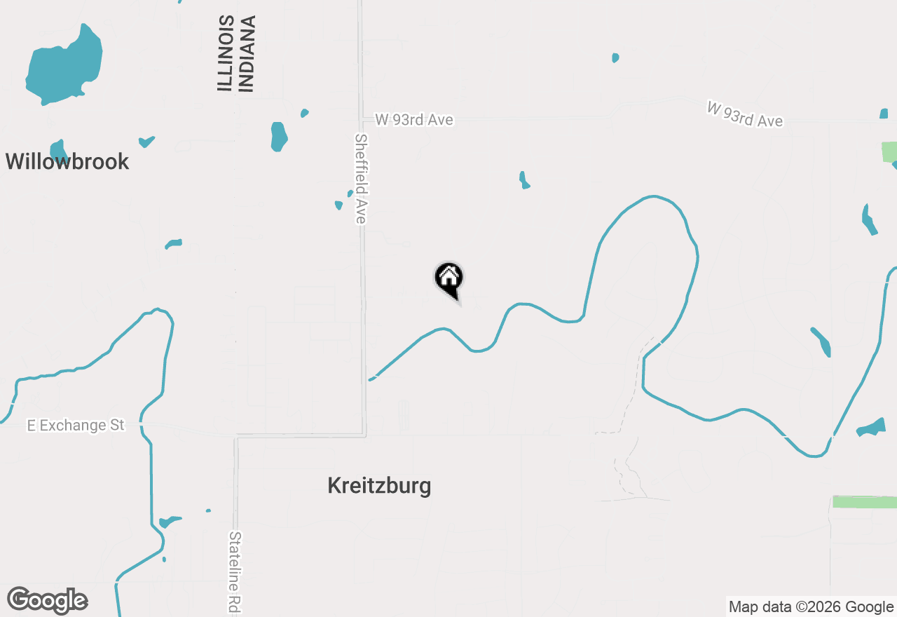 Map of 14755 98th Avenue, Dyer, IN 46311
