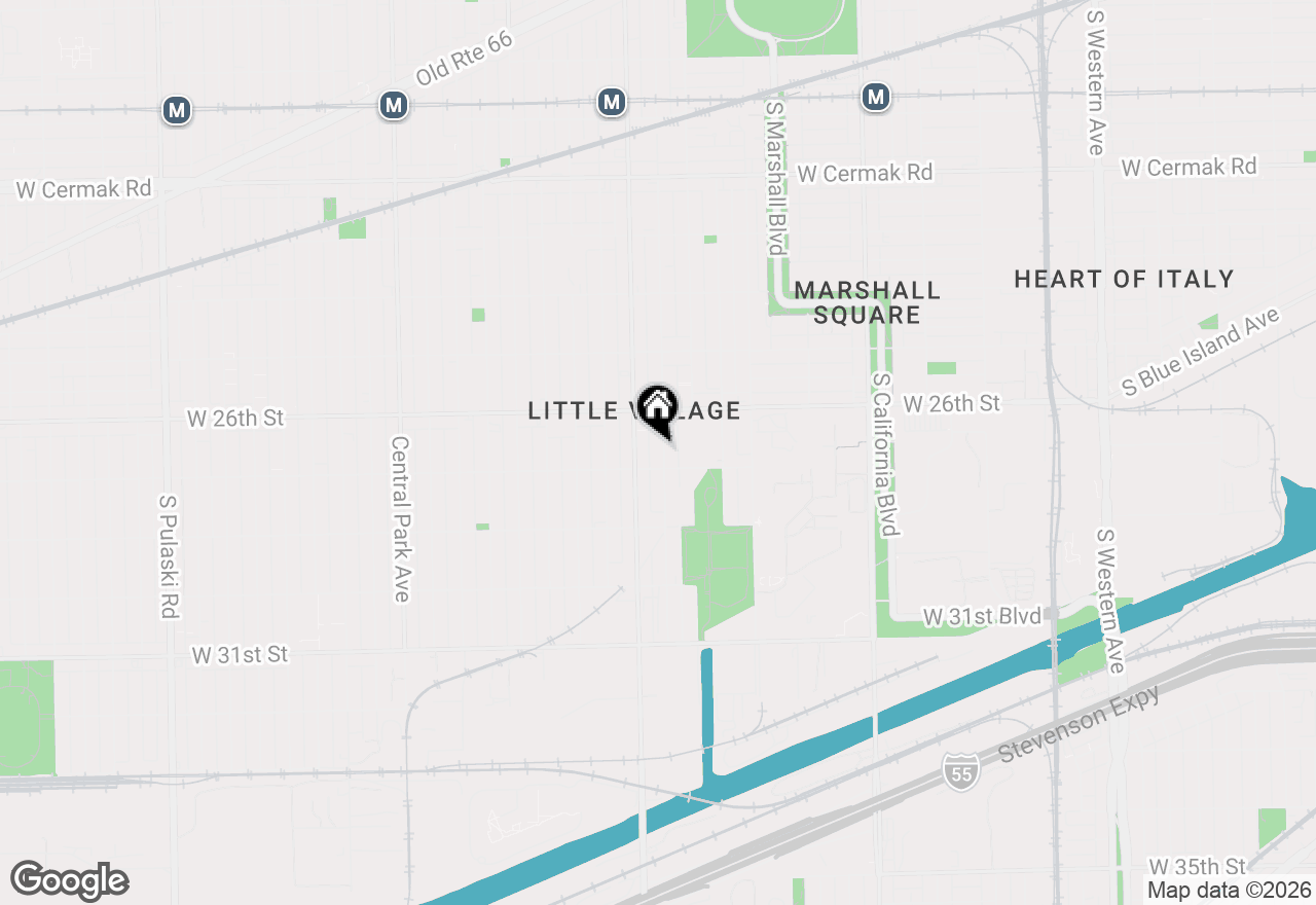 Map of 2640 S Troy Street, Chicago, IL 60623