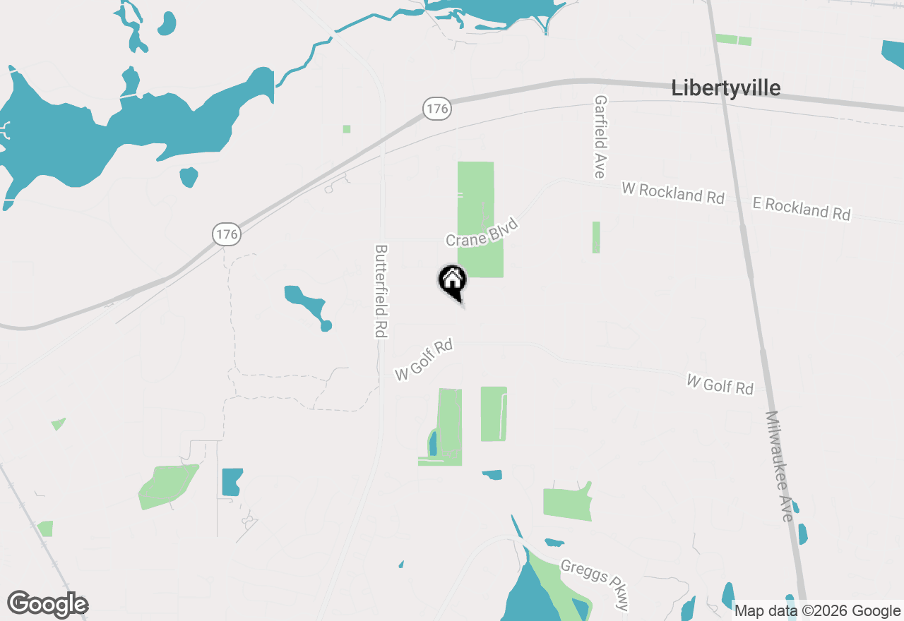 Map of 705 S Dymond Road, Libertyville, IL 60048