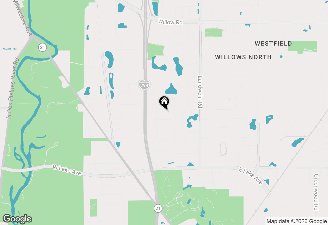 Map of 3445 Pynsky Road, Glenview, IL 60026