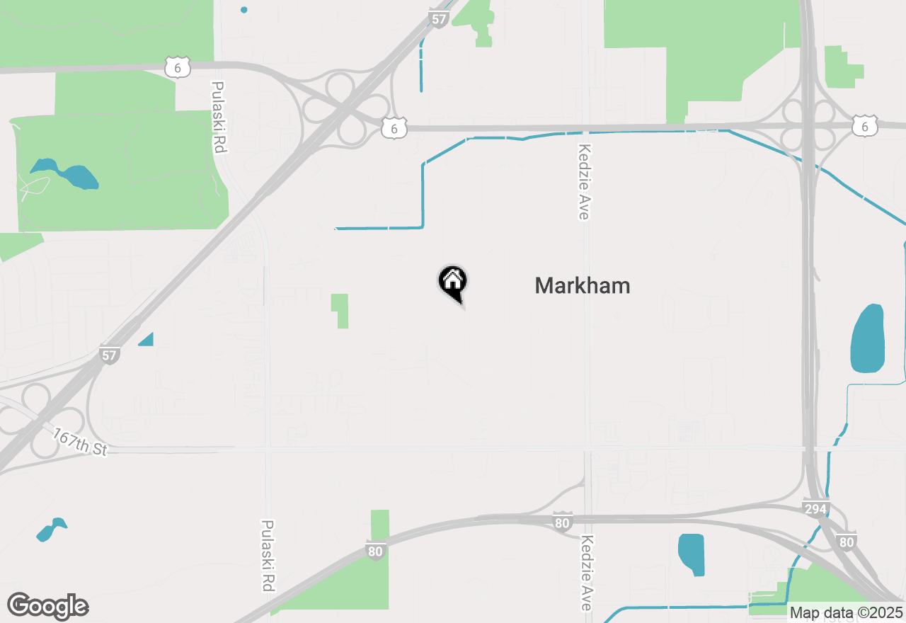 Map of 16333 Clifton Park Avenue, Markham, IL 60428