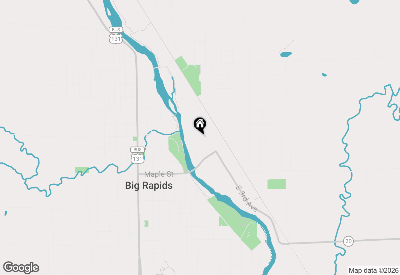 Map of 226 2nd Avenue, Big Rapids, MI 49307