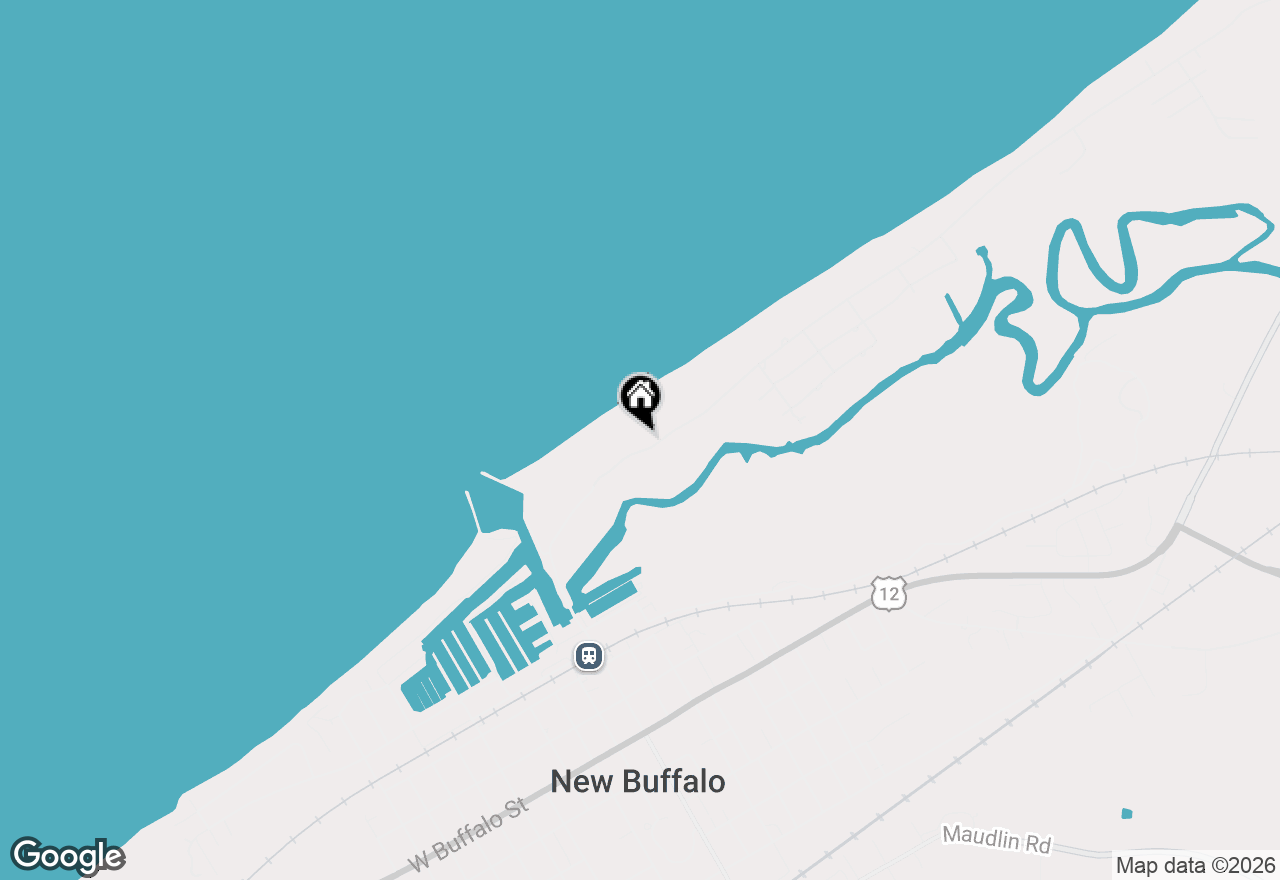 Map of 502 Marquette Drive, New Buffalo, MI 49117