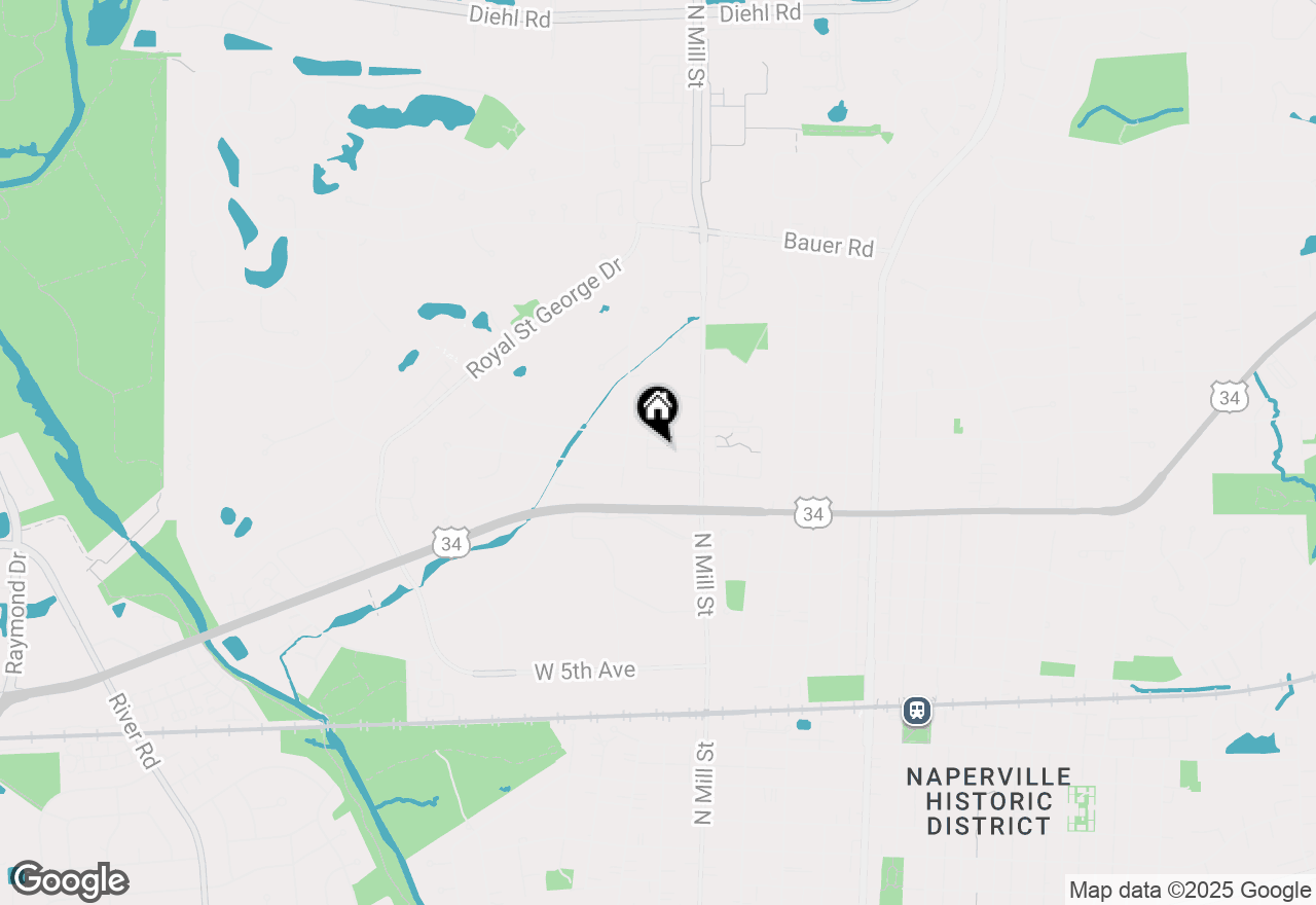 Map of 520 Burning Tree Lane #206, Naperville, IL 60563