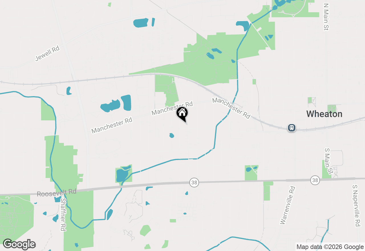 Map of 107 N Pierce Avenue, Wheaton, IL 60187