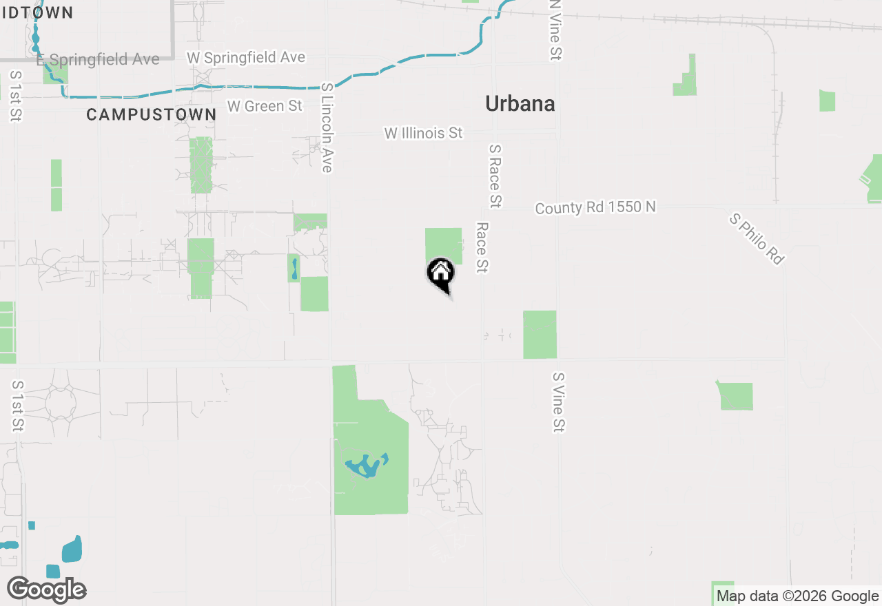 Map of 402 W Pennsylvania Avenue, Urbana, IL 61801