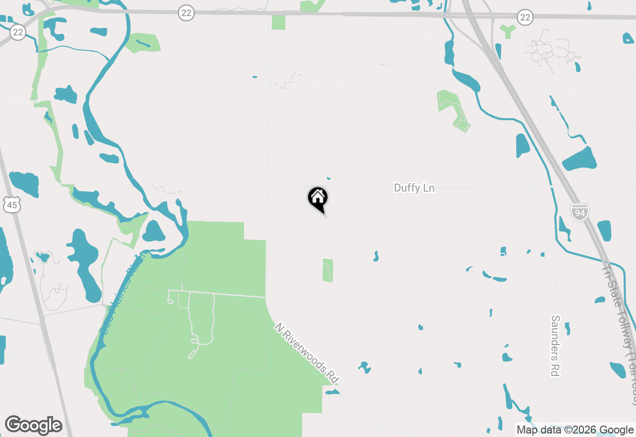 Map of (Address confidential), Riverwoods, Illinois 60015