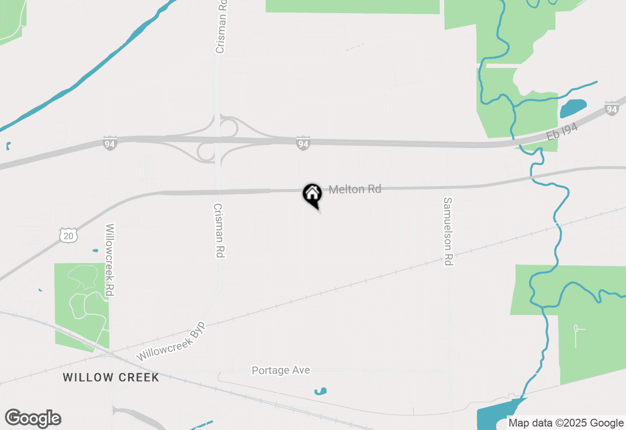 Map of 1902 Driftwood Street, Portage, IN 46368