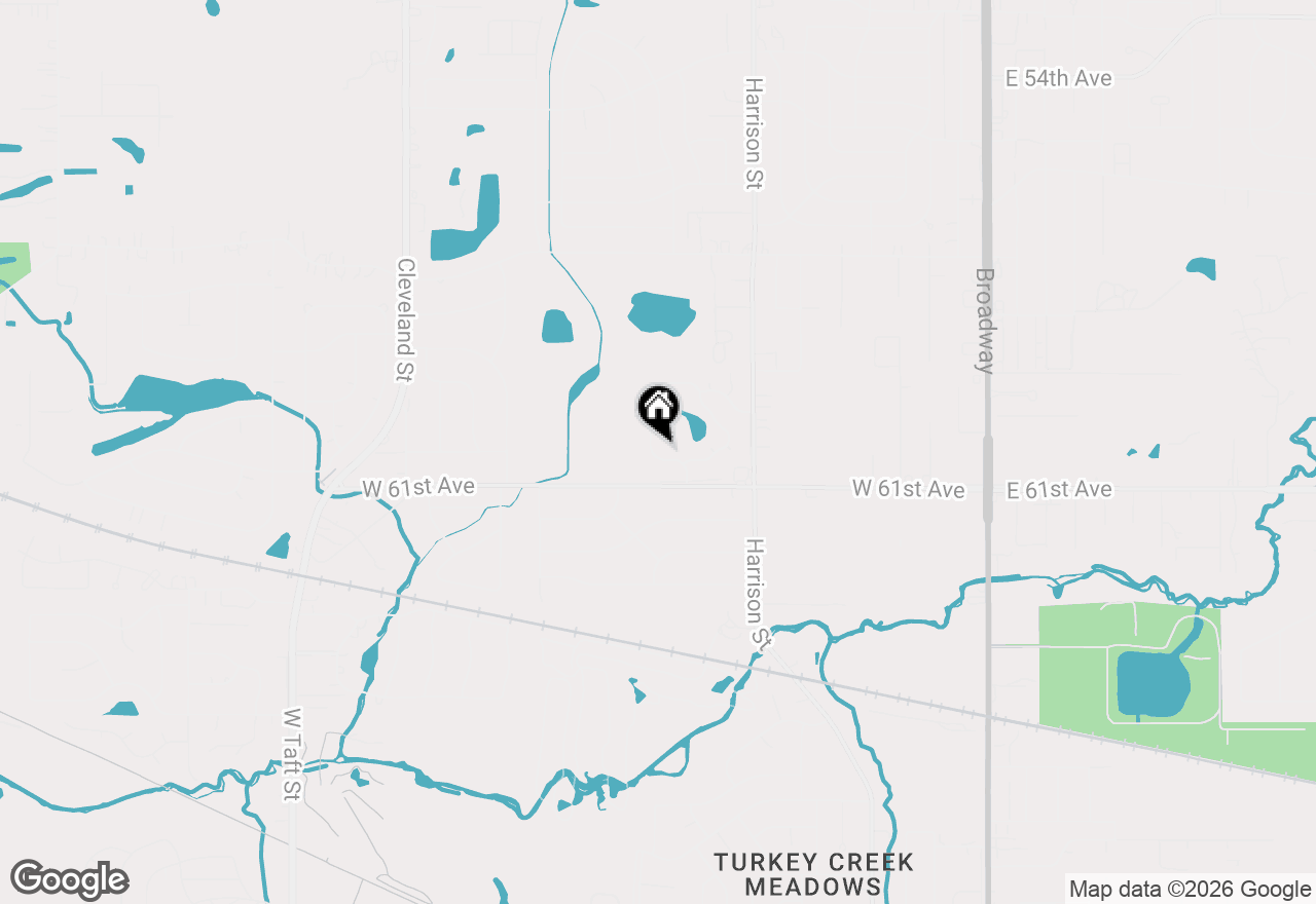 Map of 6077 Fillmore Place, Merrillville, IN 46410