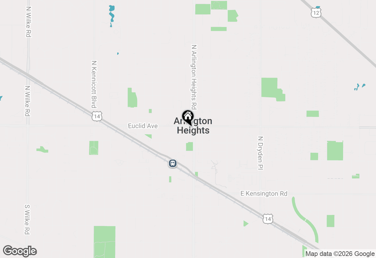 Map of 511 N Evergreen Avenue, Arlington Heights, IL 60004