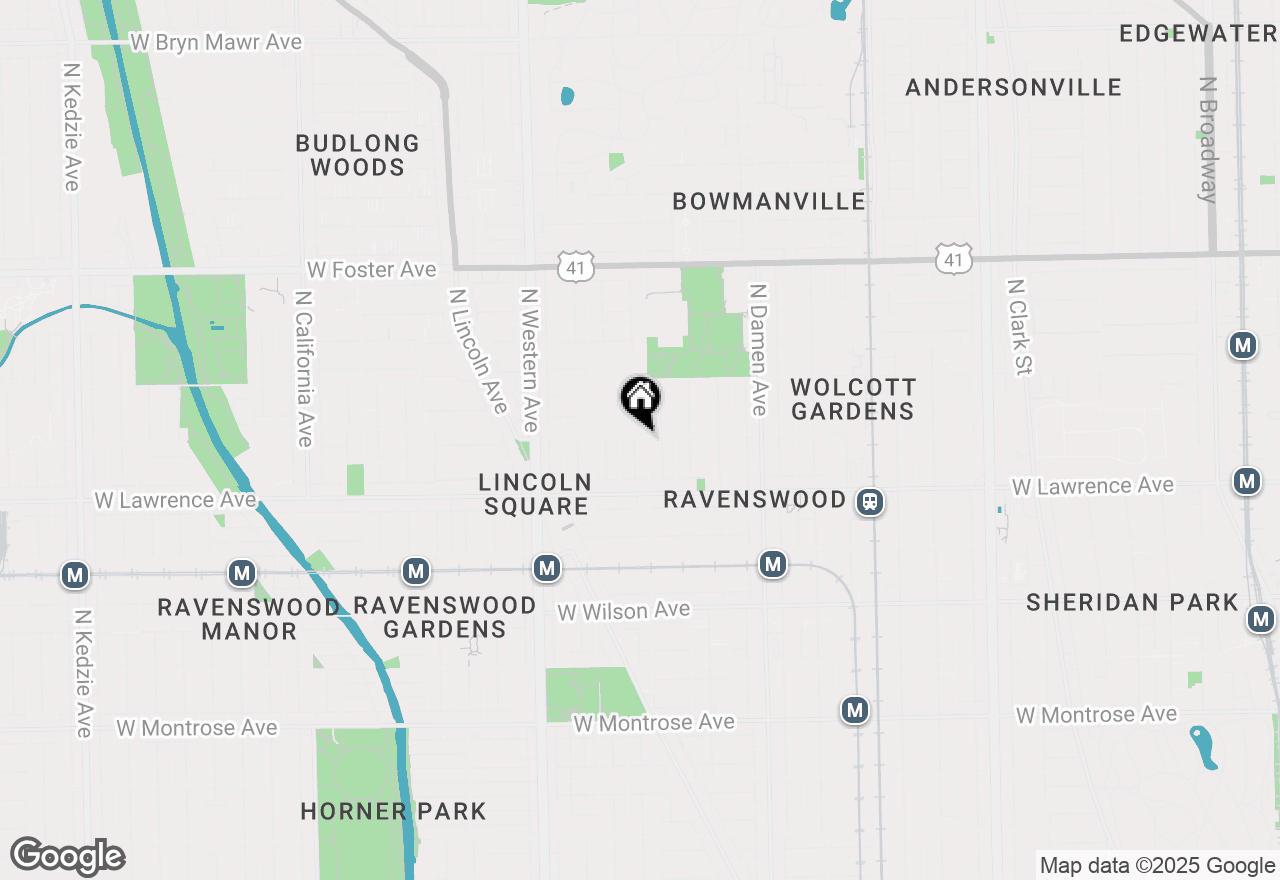 Map of 4856 N Leavitt Street, Chicago, IL 60625