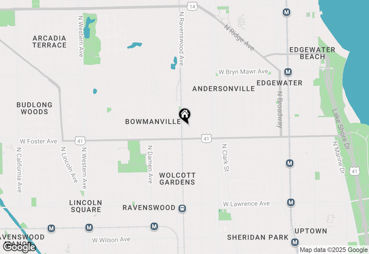 Map of 5235 N Ravenswood Avenue #37, Chicago, IL 60640