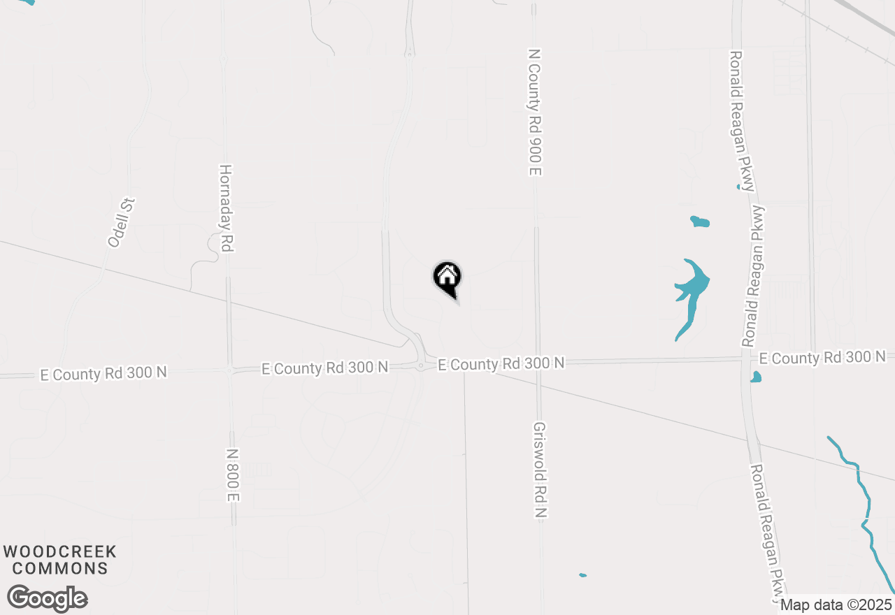 Map of 8660 Hudson Way, Brownsburg, IN 46112