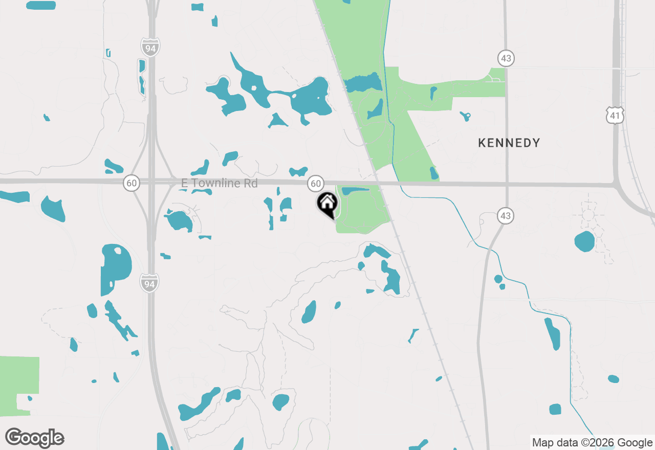Map of 145 S Bradford Court, Lake Forest, IL 60045