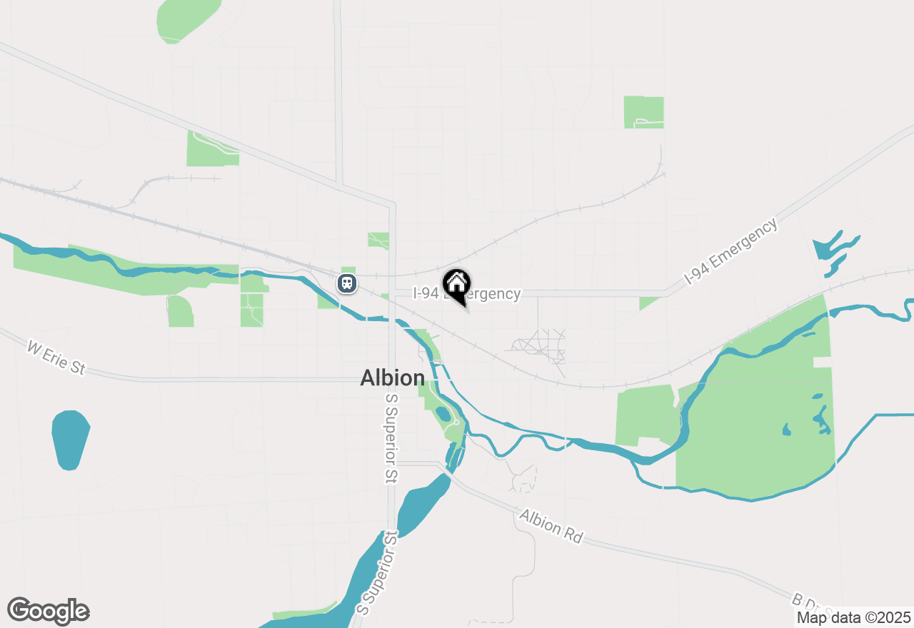 Map of 316 Perry Street, Albion, MI 49224