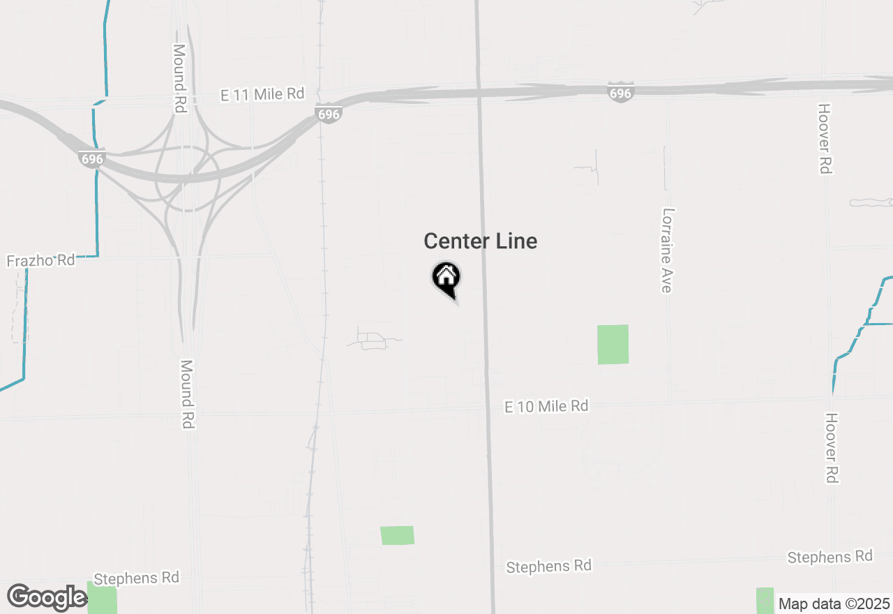 Map of 7335 Gronow, Center Line, MI 48015