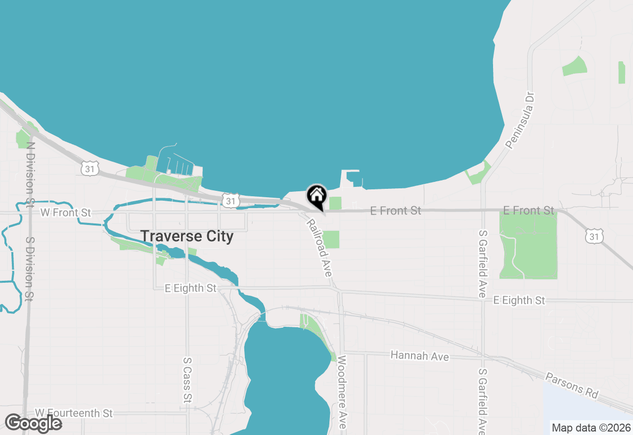 Map of 715 E State Street, Traverse City, MI 49686