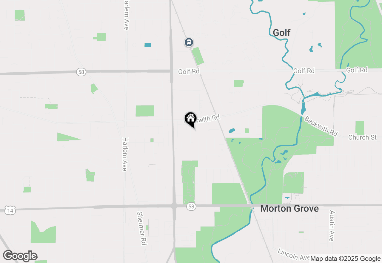 Map of 9236 Newcastle Avenue, Morton Grove, IL 60053