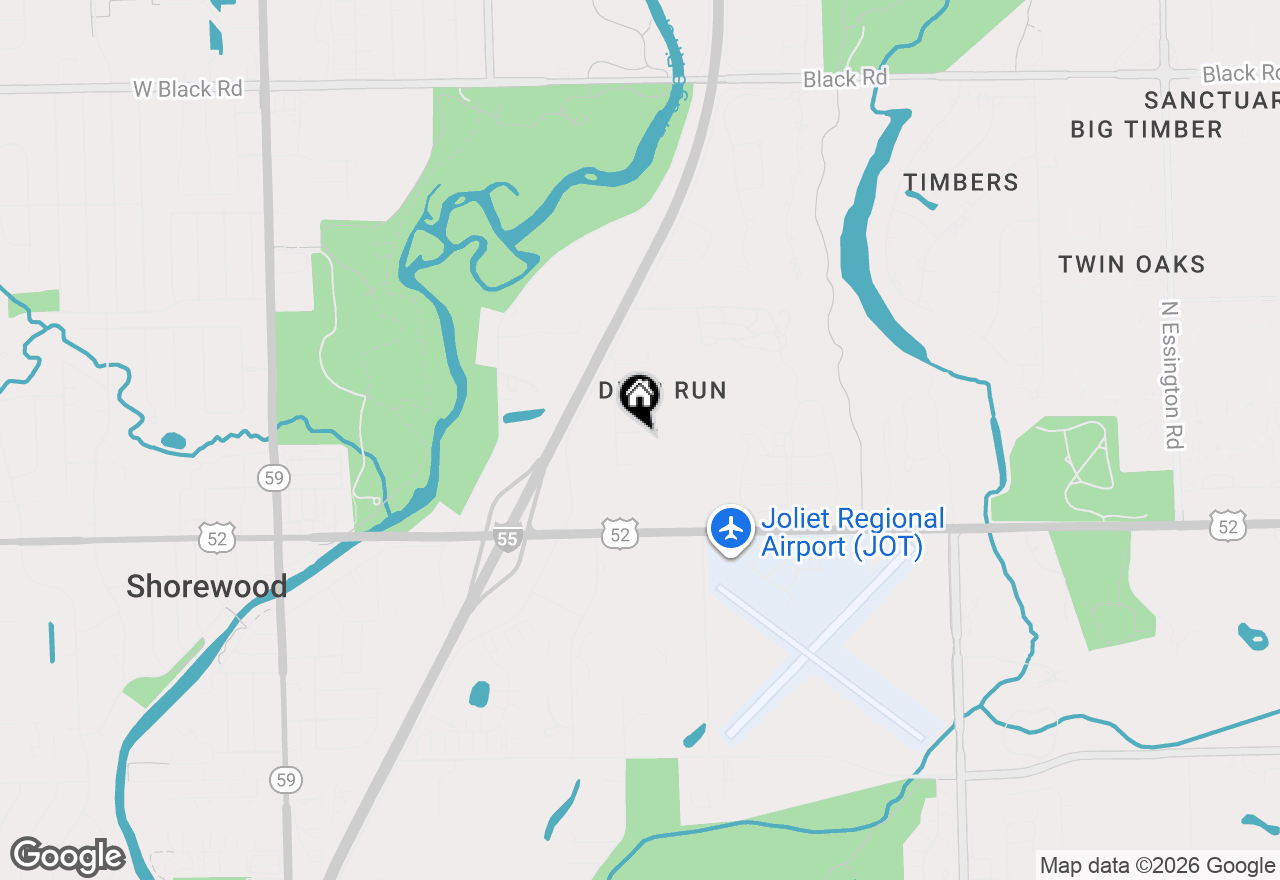 Map of 4208 Whitetail Court, Joliet, IL 60431