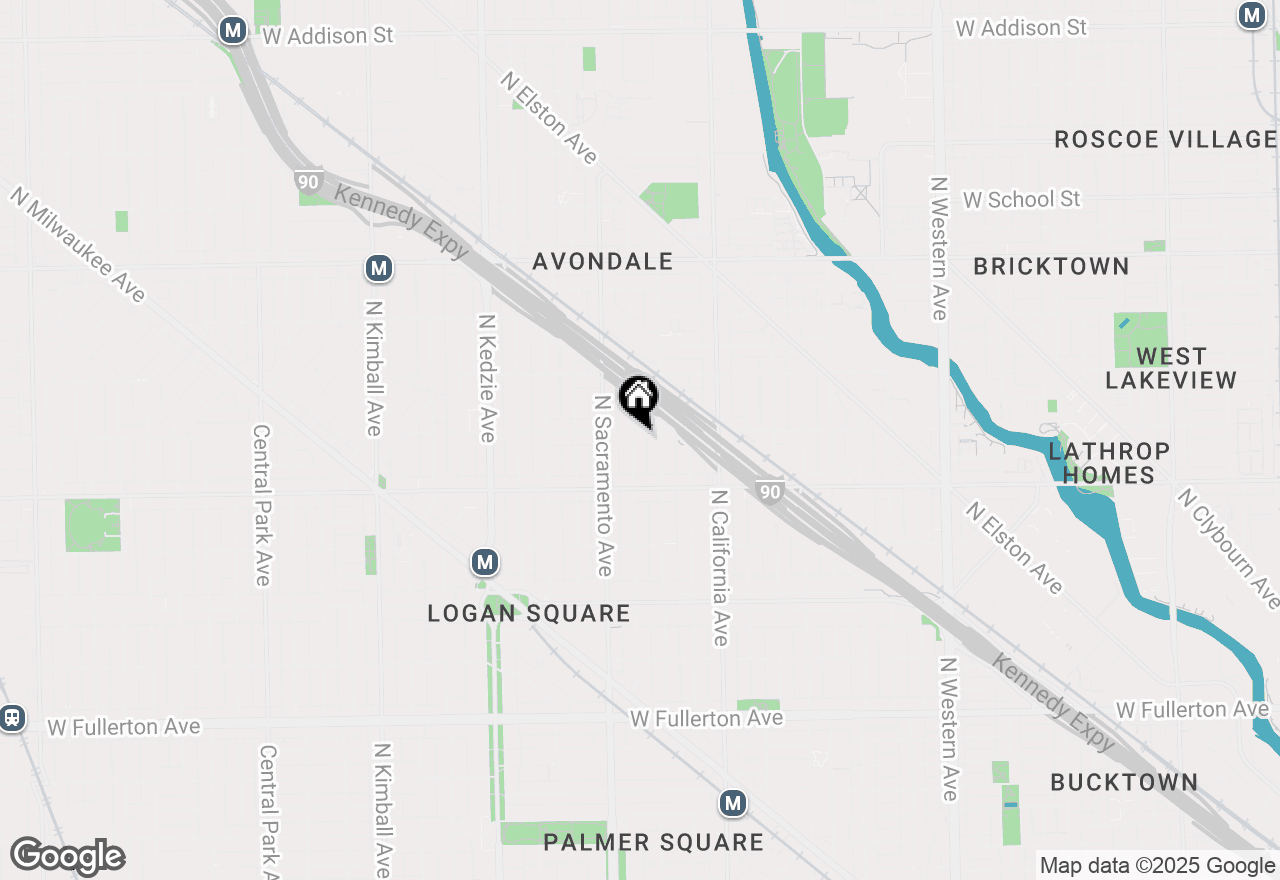 Map of 2853 N Richmond Street, Chicago, IL 60618