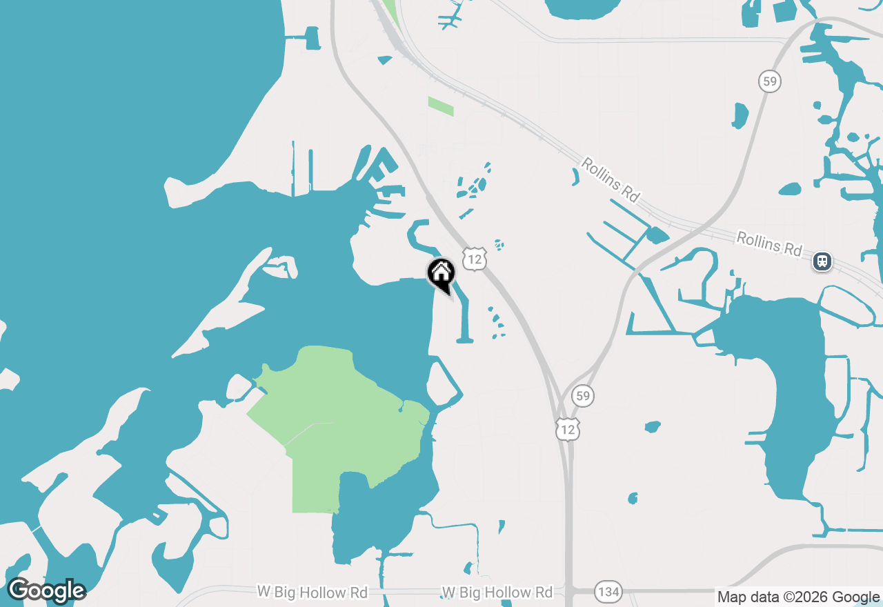 Map of 35672 N Sheridan Drive, Fox Lake, IL 60020