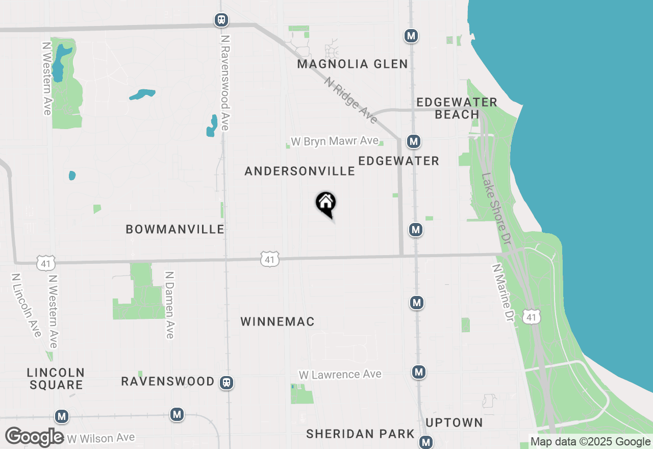 Map of 1436 W Berwyn Avenue, Chicago, IL 60640