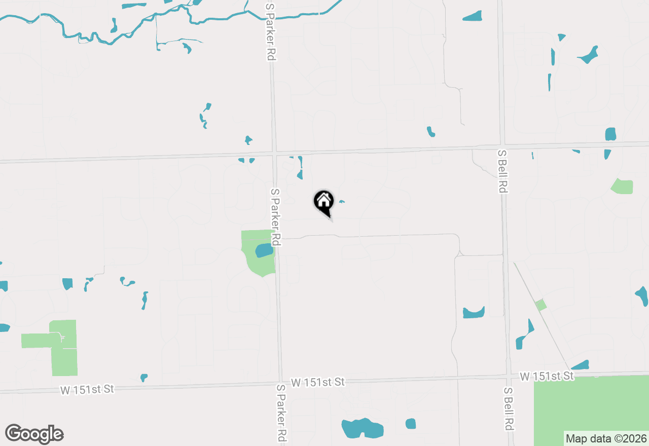 Map of 13421 W Oakwood Court, Homer Glen, IL 60491