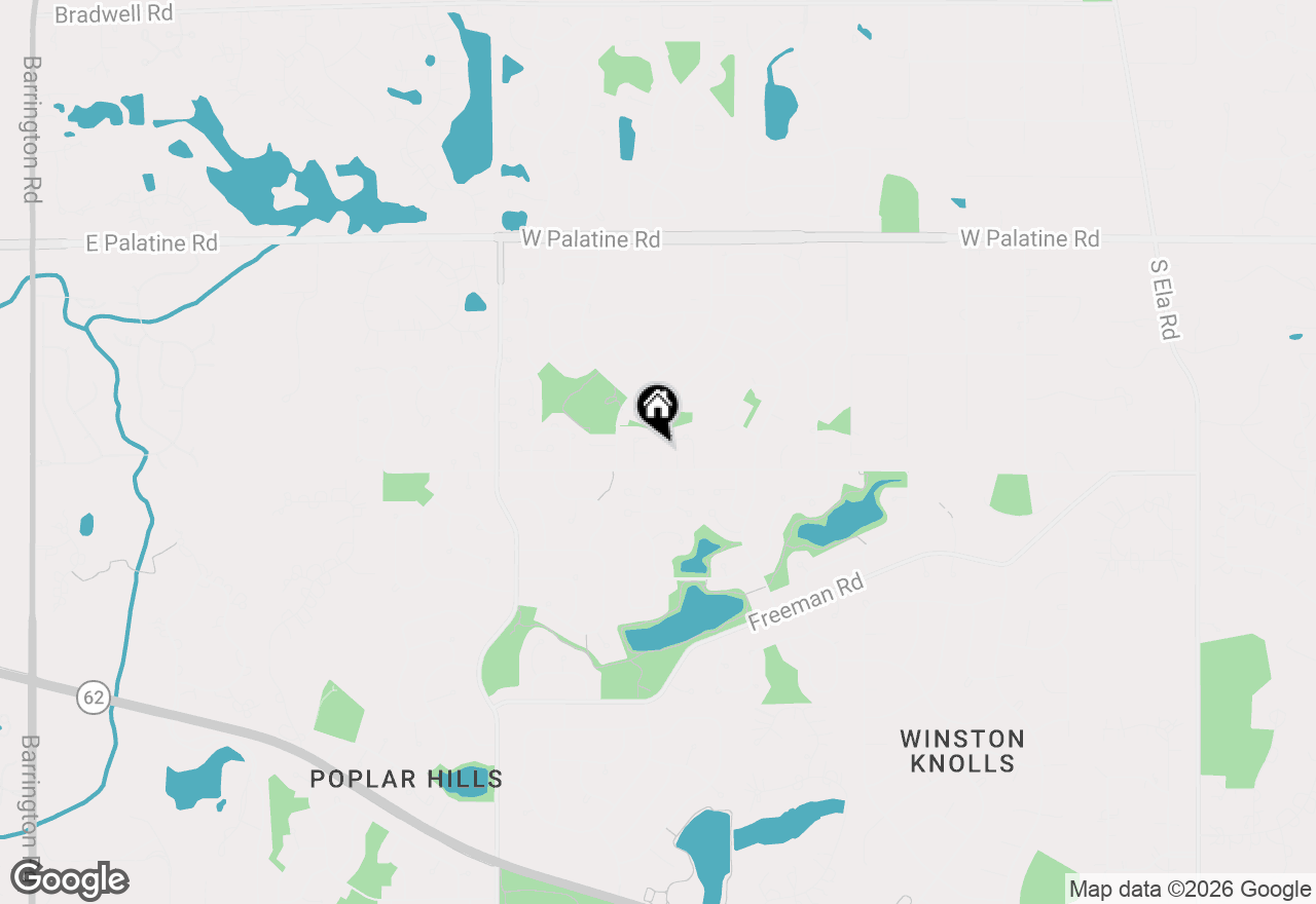 Map of 1416 Westbury Drive, Hoffman Estates, IL 60192