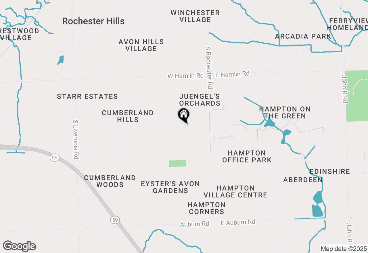 Map of 203 Montmorency Road, Rochester Hills, MI 48307