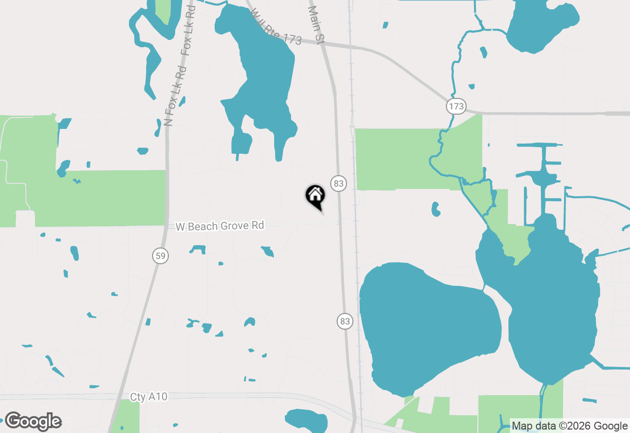 Map of 41034 N 1st Street, Antioch, IL 60002