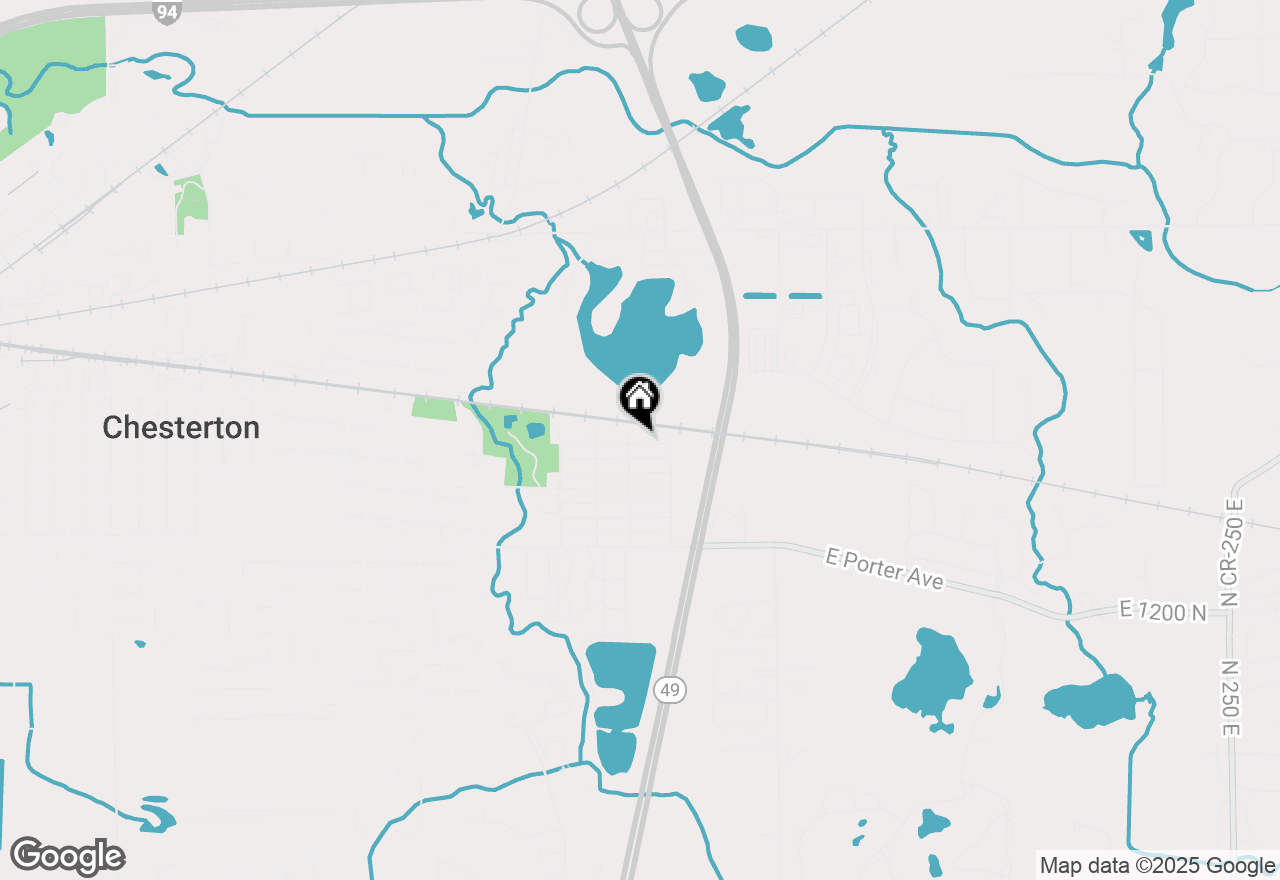 Map of 123-127 Jeffrey Street, Chesterton, IN 46304