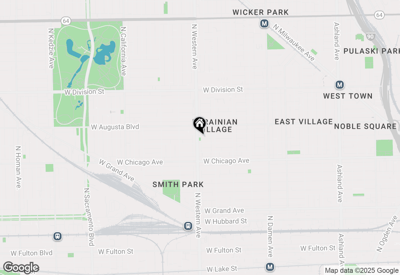 Map of 921 N Western Avenue, Chicago, IL 60622