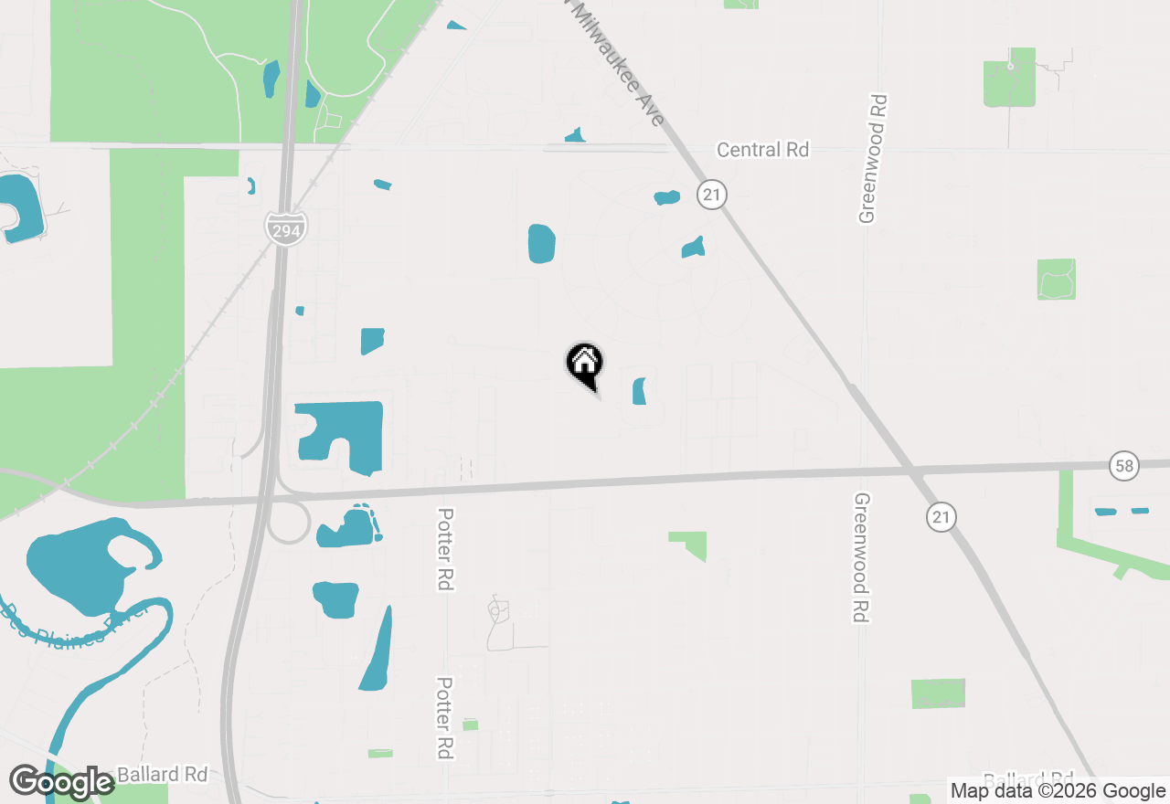 Map of 9128 W Terrace Drive #3M, Niles, IL 60714