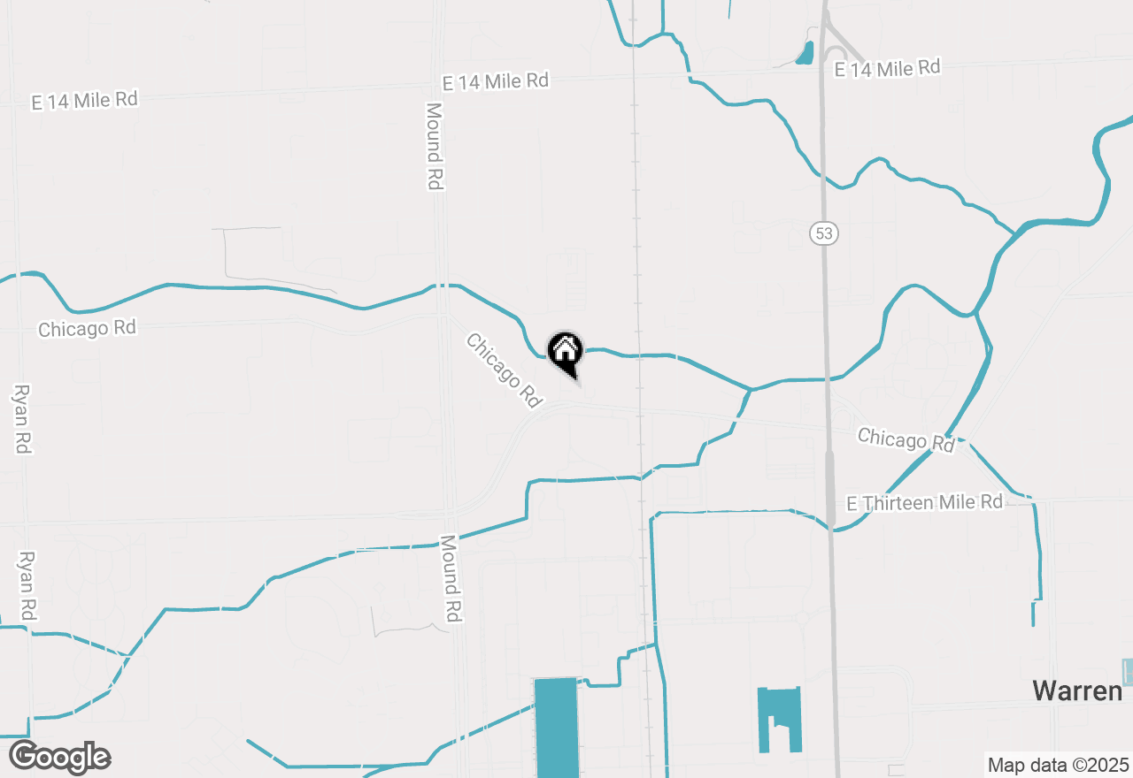 Map of 31634 Eckstein Street, Warren, MI 48092