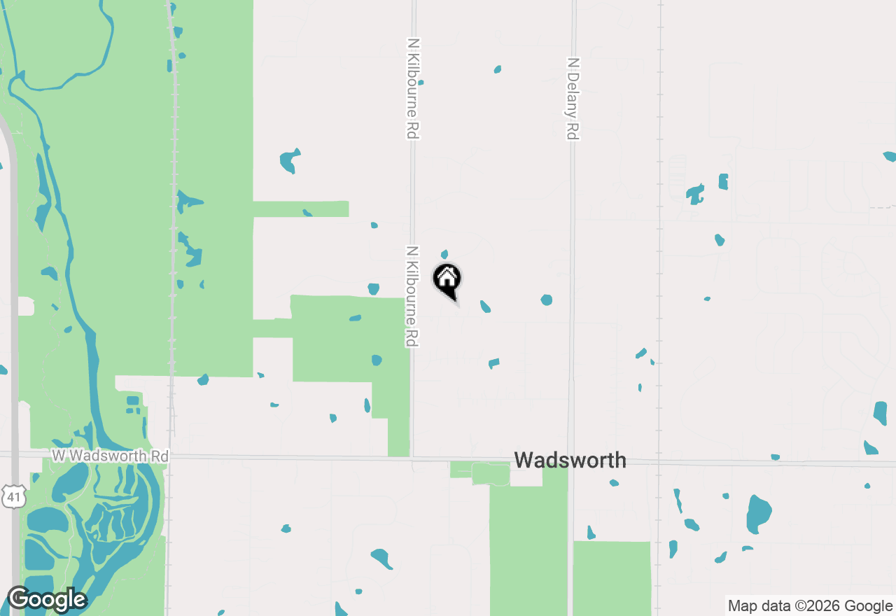 Map of 14410 W Jody Lane, Wadsworth, IL 60083