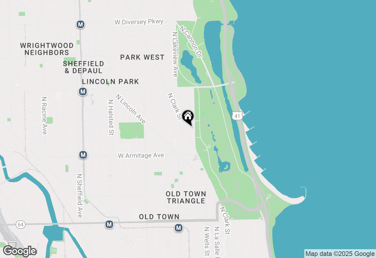 Map of 2131 N Clark Street #8, Chicago, IL 60614