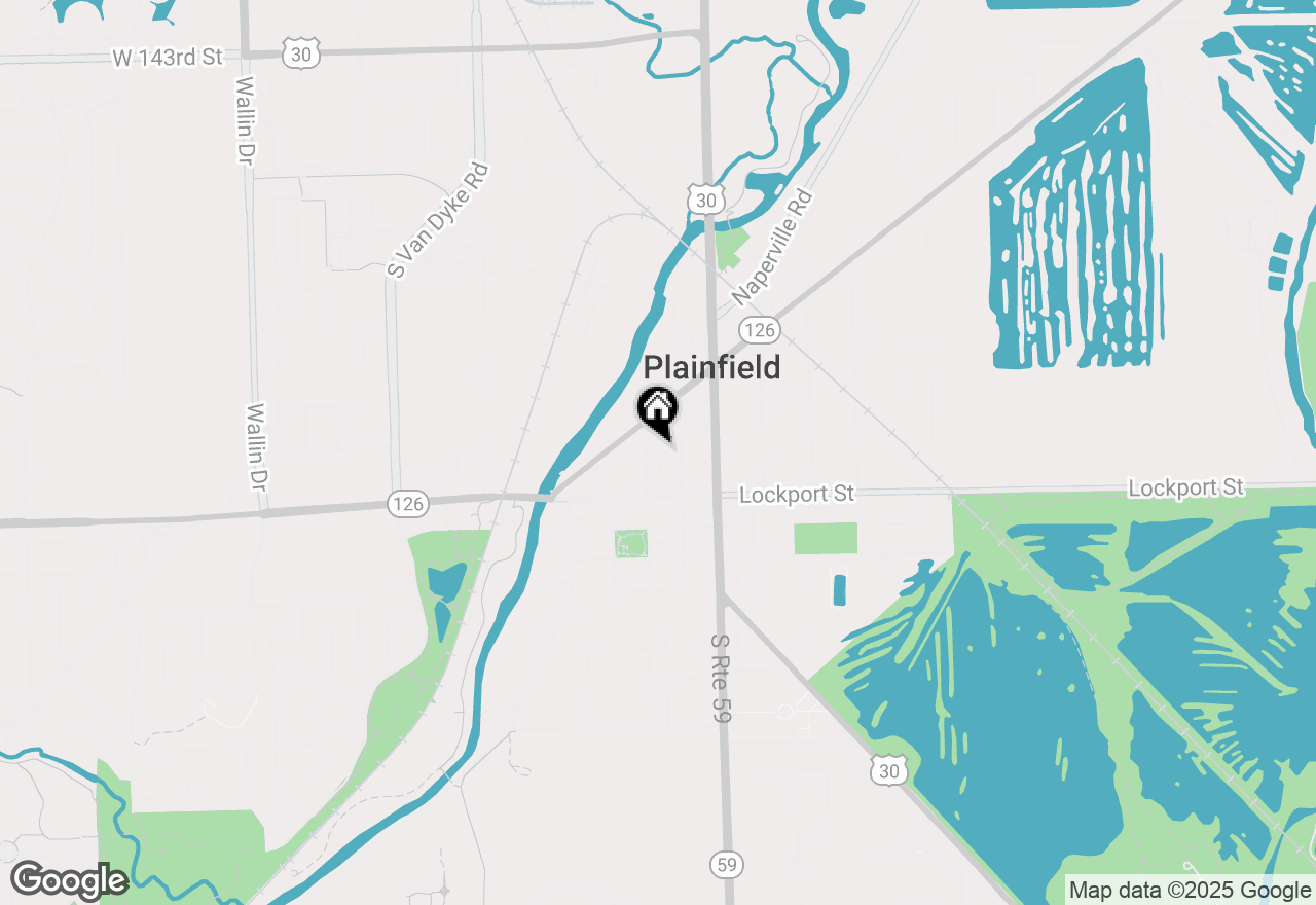 Map of 24038 W Oak Street, Plainfield, IL 60544