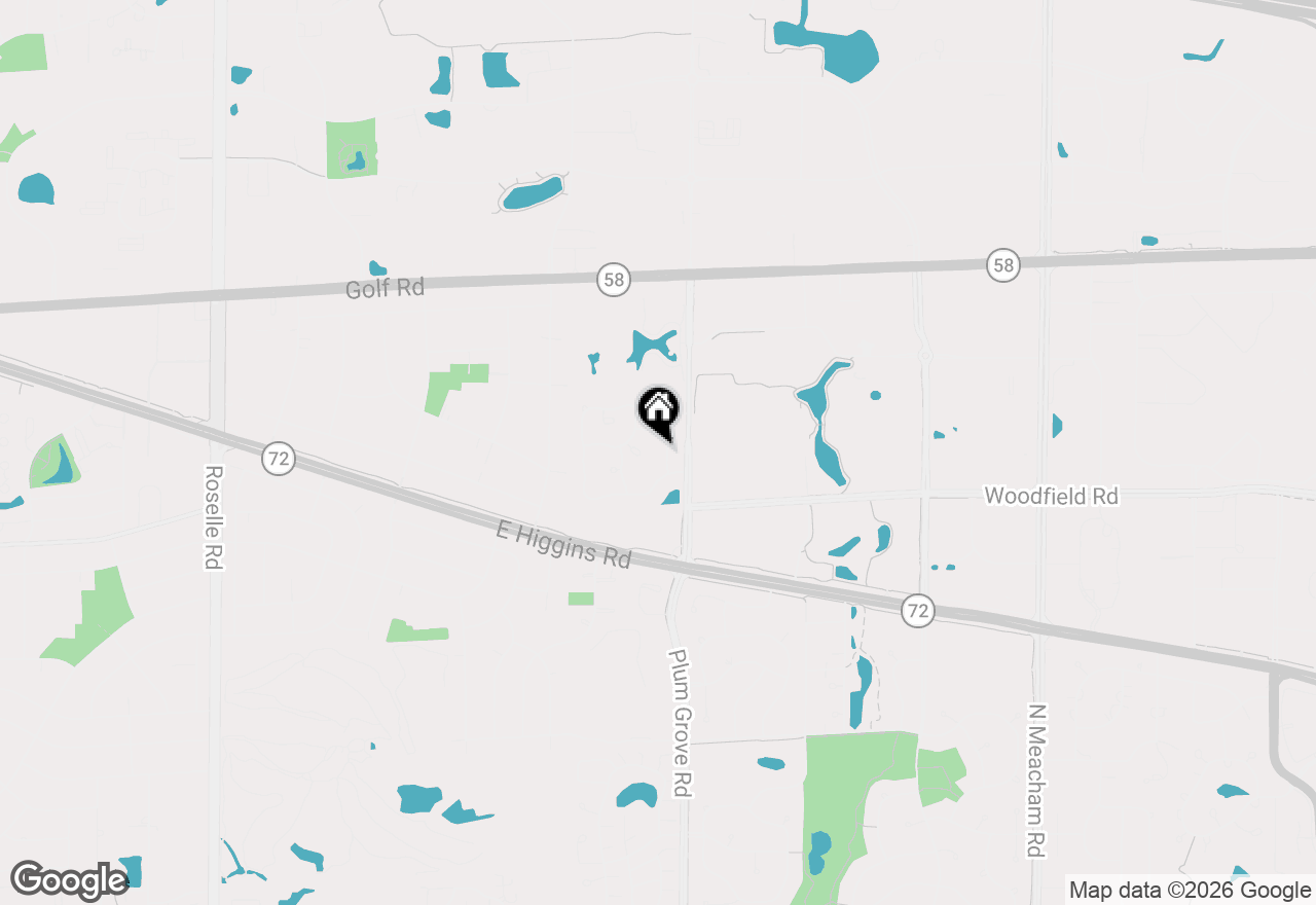 Map of 802 Dighton Lane, Schaumburg, IL 60173